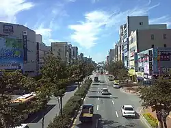 Main road in Yeongdeung-dong