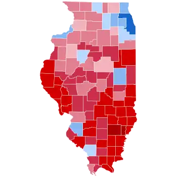 Illinois in the 2016 presidential election. Clinton v. Trump.