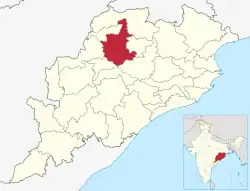 Location in Odisha