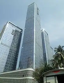 Indiabulls Blu Towers the  37th tallest building in India