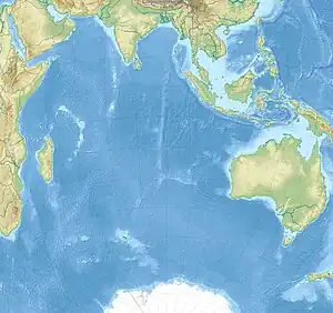 Mawson Peak is located in Indian Ocean