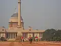 Guard-changing ceremony outside the Rashtrapati Bhavan (President's House)