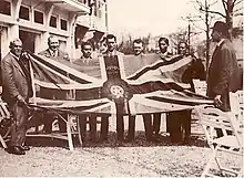 Indian hockey players arrive in the Netherlands for the 1928 Summer Olympics