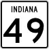 State Road 49 marker