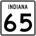 State Road 65 marker