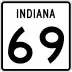 State Road 69 marker