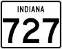 State Road 727 marker