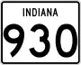 State Road 930 marker