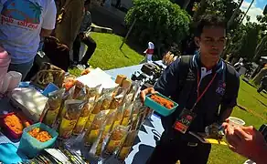 Beef floss for sale in Sulawesi, Indonesia