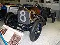 1912 winning car, now located at the Indianapolis Motor Speedway Hall of Fame and Museum