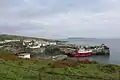 Harbour with Caher Island in background