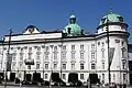 Hofburg main façade and the North Roundel