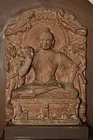 Mathura school Buddha, Northern Satraps, end of 1st century CE