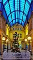 The interior of Miller Arcade at Christmas