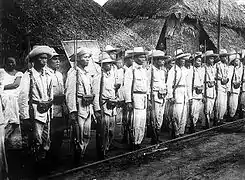 The soldiers of Philippine Revolutionary Army.