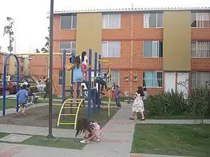 Housing and playground Ciudad Verde