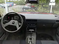 Dash and interior of 1983 Tercel