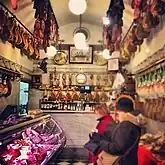 Interior of a salumeria