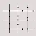 Complex grid, e.g. Barcelona, Berlin, Guangzhou, Hangzhou, Hong Kong, Mexico City, Milan, Mumbai, Nanjing, New York, Osaka, Santiago, Shenzhen, Taipei, Tehran, Tianjin, Vienna, Wuhan