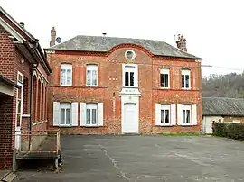 The town hall in Inval-Boiron