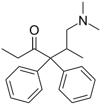 General structure of isomethadone.