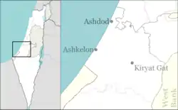 Kfar Aza is located in Ashkelon region of Israel