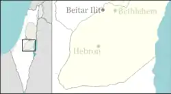 Efrat is located in the Southern West Bank