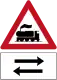 Railroad crossing ahead