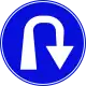 Compulsory right U-turn