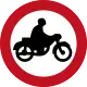 Motorbikes prohibited