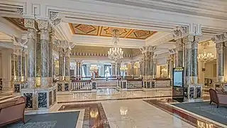 Atrium Hall inside Çırağan Palace