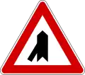 Merging traffic from left(formerly used )