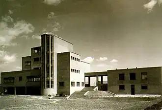 Modernist school designed by Ivan Zemljak in 1930 in Zagreb