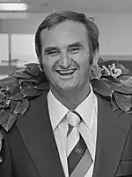 Hall of Fame coach Ivo Trumbić led Olympiacos to the 1971 title.