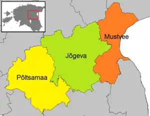 Municipalities of Jõgeva County