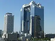 The view of the three towers within the Shin-Umeda City complex, the Westin Umeda and the Umeda Sky Building