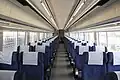 Standard class car (MoHa 254-2) interior view