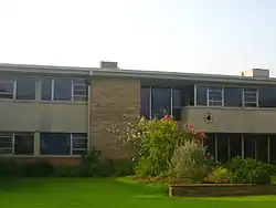 The Jackson County Courthouse in Edna