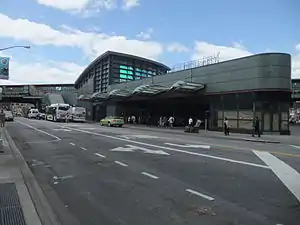 Roosevelt Avenue terminal in Jackson Heights