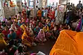 Women during a prayer