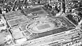 The Friedrich-Ludwig-Jahn-Sportpark seen from the air 1954.