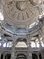 Mandapa interior and ceiling