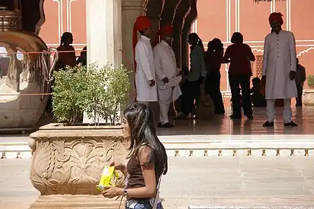 Guards around Diwan-i Khas