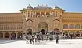 Amber Fort in Jaipur, the residence of Man Singh I.