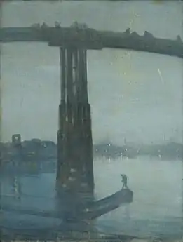 Whistler's Nocturne in Blue and Gold: Old Battersea Bridge (c. 1872–1875)