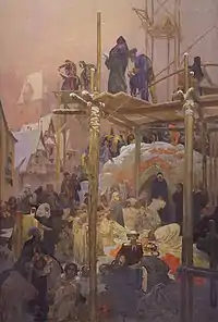 Mucha's The Slav Epic cycle No.7: Milíč of Kroměříž (1916)