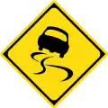 Slippery road