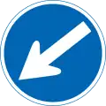 Keep left