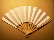 Japanese foldable fan (sensu)