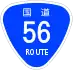 National Route 56 shield